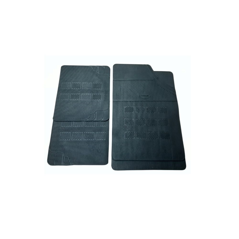 Jogo Tapete De Borracha Para Carro Pvc Universal Pe As Preto Volkswagen